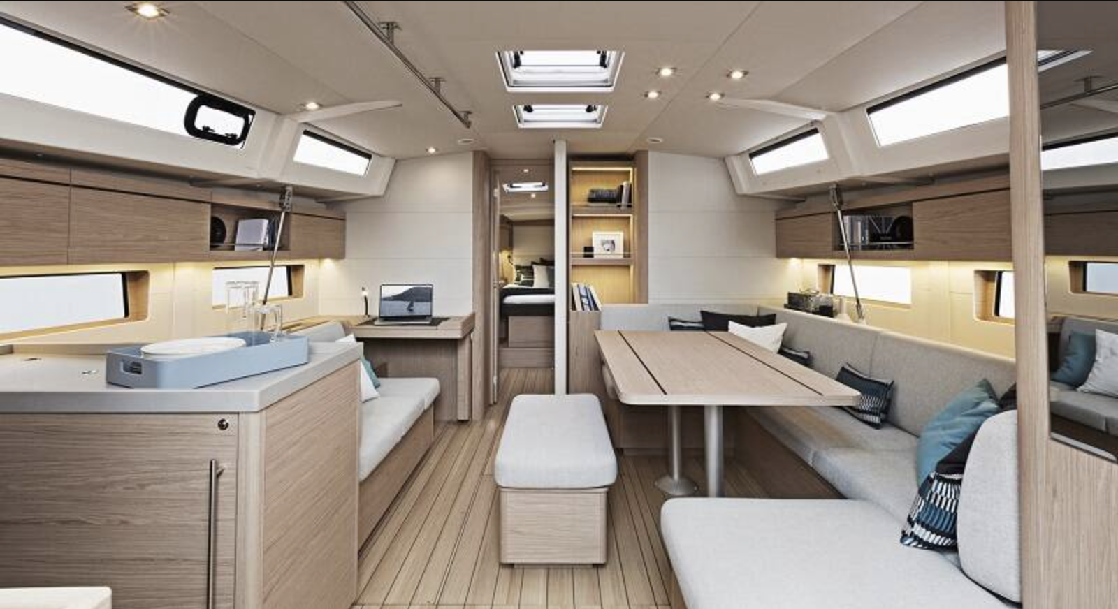 Saloon & galley